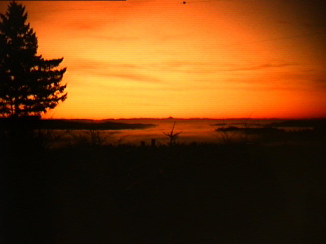 Eastern view at sunrise